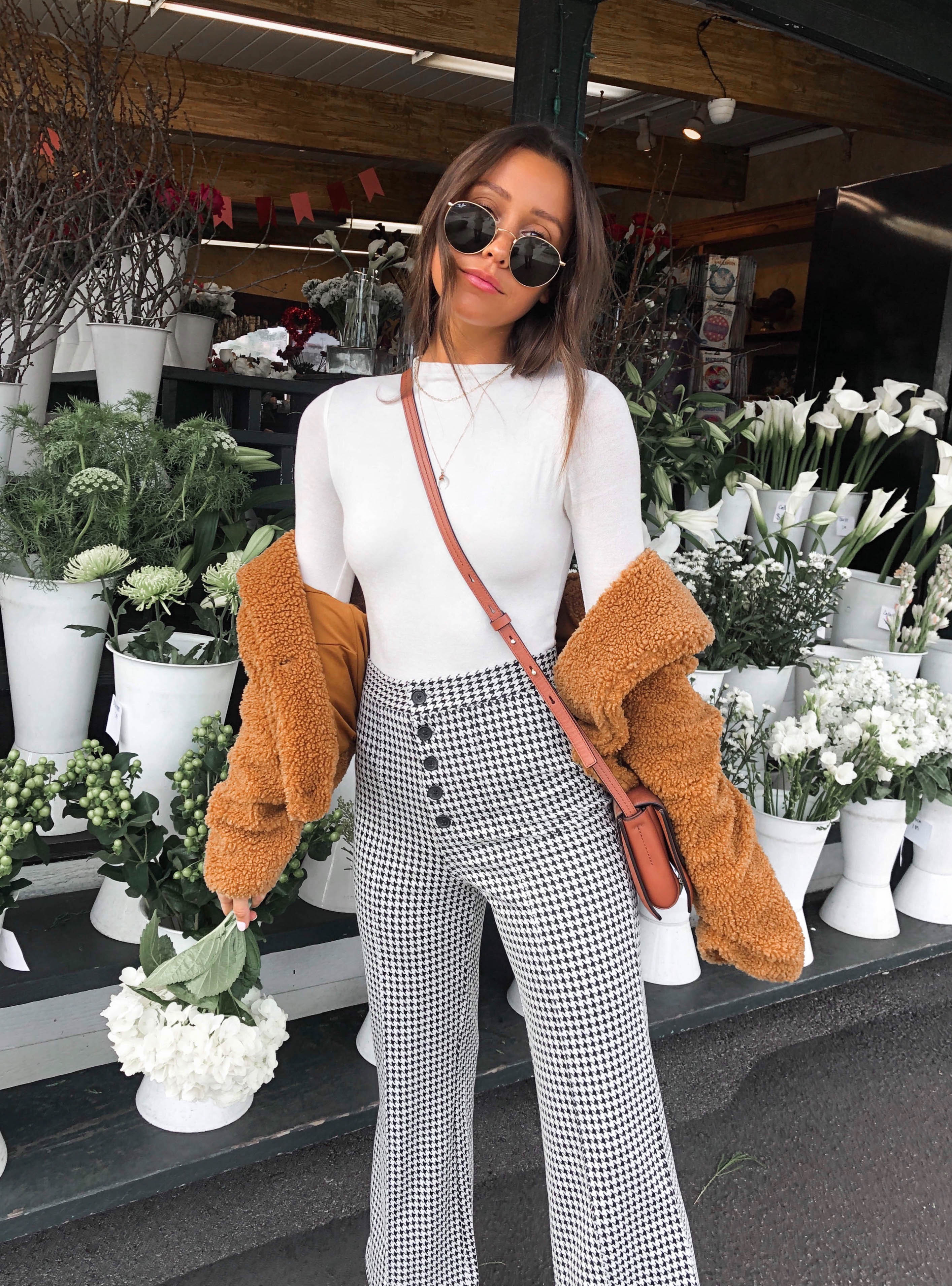 Danielle Brown Wearing sunglasses