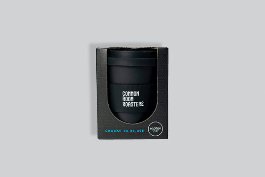 Common Room Roasters Coffee Cup Inside its case