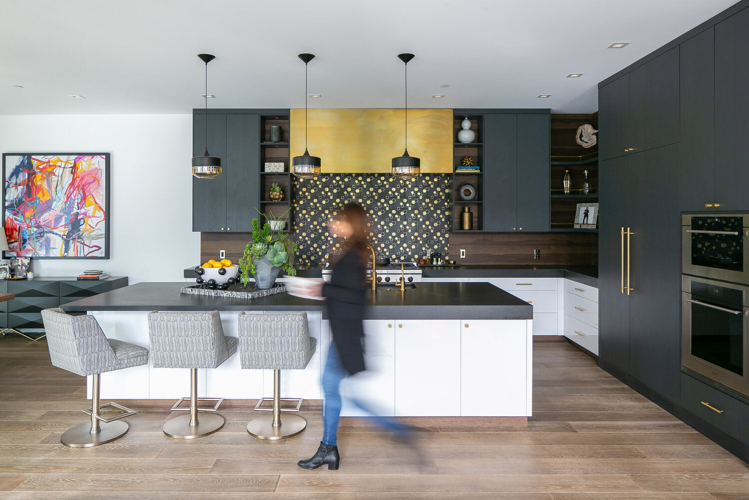 Erica Bryen in her kitchen