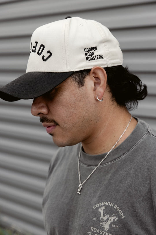 Reverse 'Coffee' Two - tone Snapback Hat - Common Room Roasters