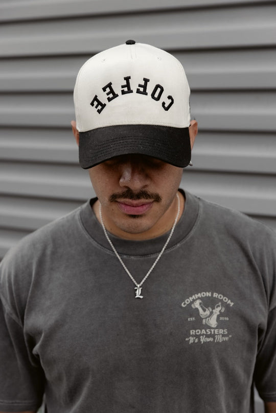 Reverse 'Coffee' Two - tone Snapback Hat - Common Room Roasters
